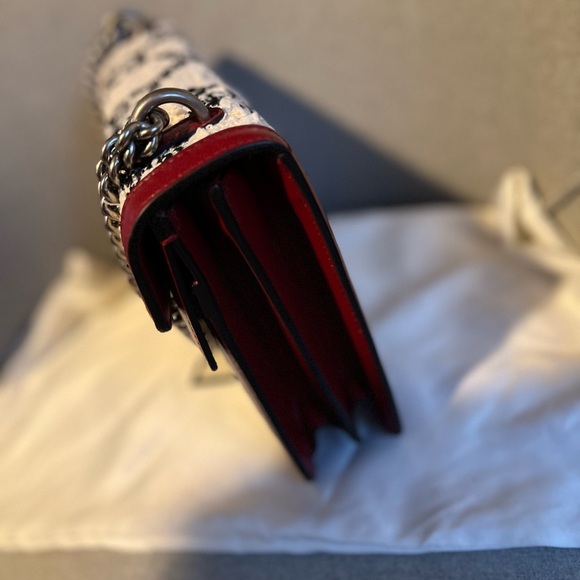 Gucci Dionysus Tweed White/Red/Black Bag - Picture 5 of 8